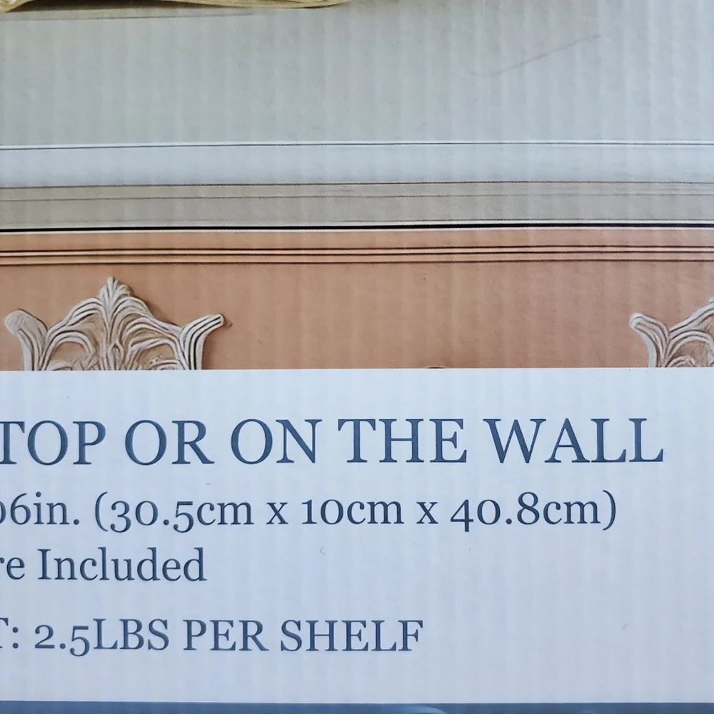 Gilded Display Shelf Five Below TikTok Viral Gold Brand New Room2Room - Picture 5 of 7